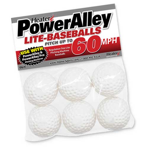 Power Alley 60 MPH Lite Balls (6 Pack)