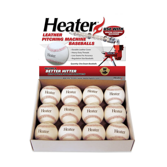 Heater Leather Baseballs (Dozen)