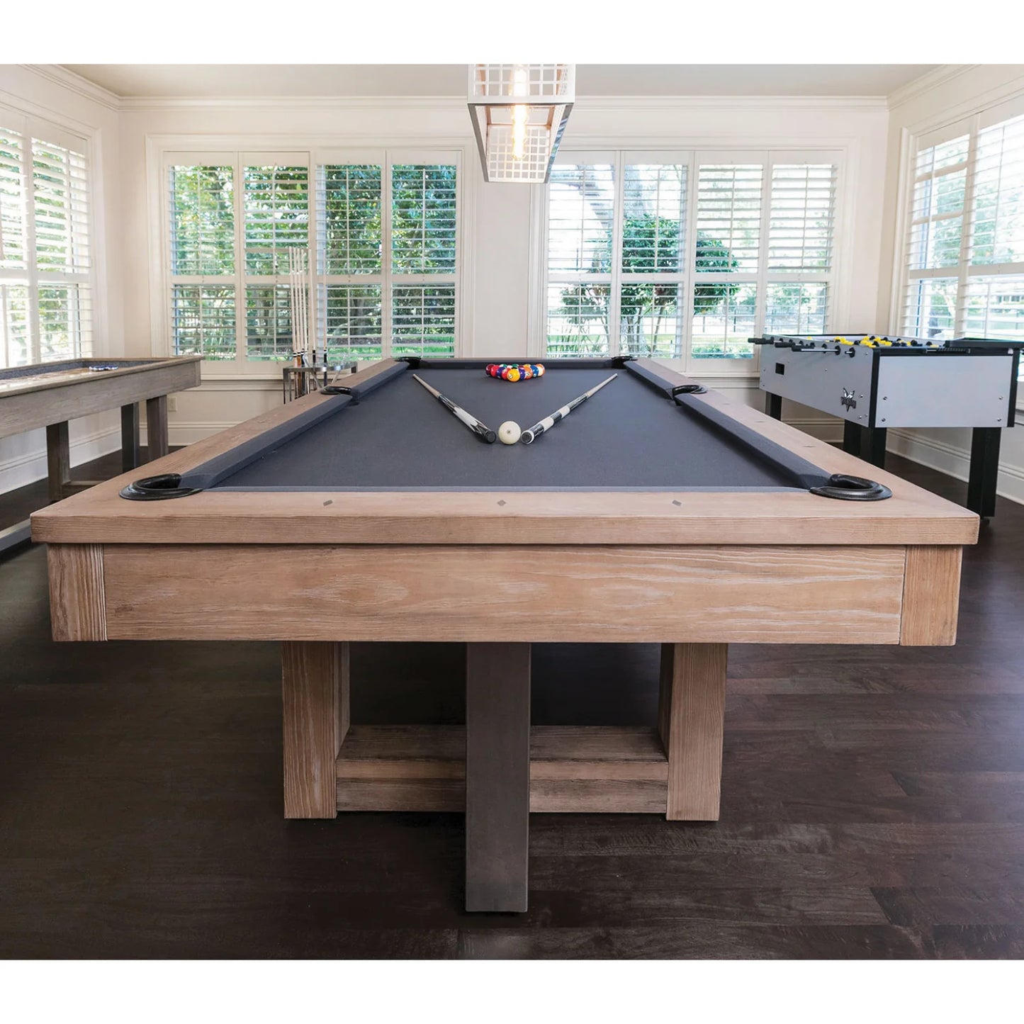 Abbey 8' Pool Table (Antique Grey)