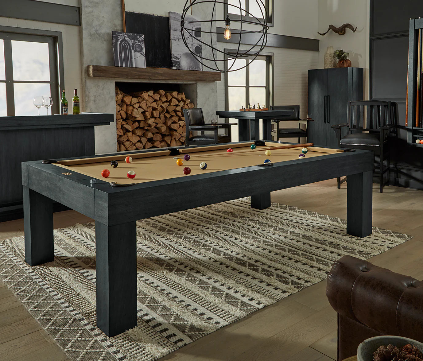 Alta 8' Pool Table (Black Ash)