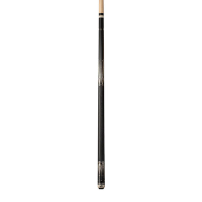 Dufferin Black & White Cue With Embossed Leather Wrap