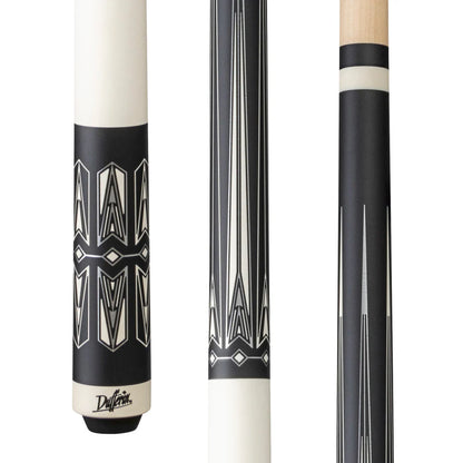 Dufferin Matte Black & White Wrapless Cue