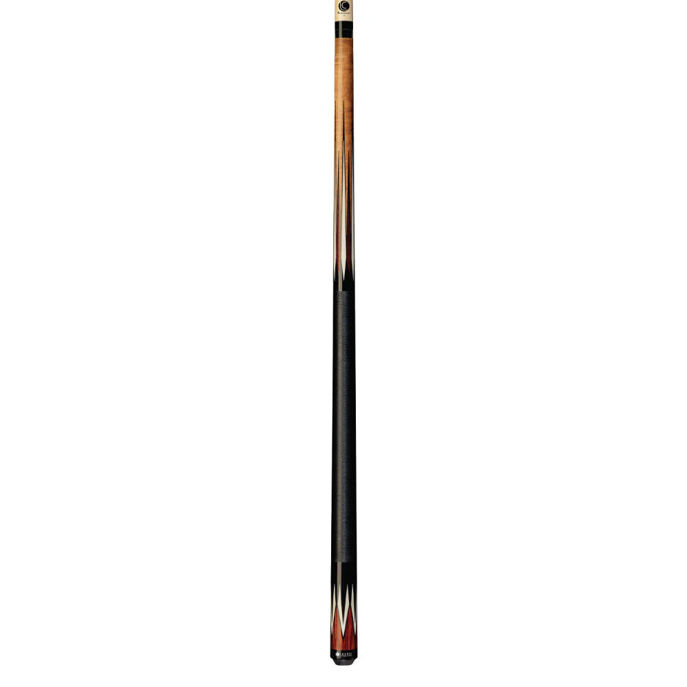 Lucasi Custom Antique Birdseye & Cocobolo/Black Cue With Black Linen Wrap