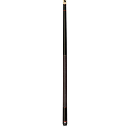 Lucasi Custom Midnight Black & Exotic Cocobolo Cue With Black Linen Wrap