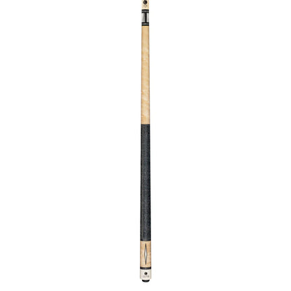 Lucasi Custom Natural Diamond Series Cue With Black/White Linen Wrap