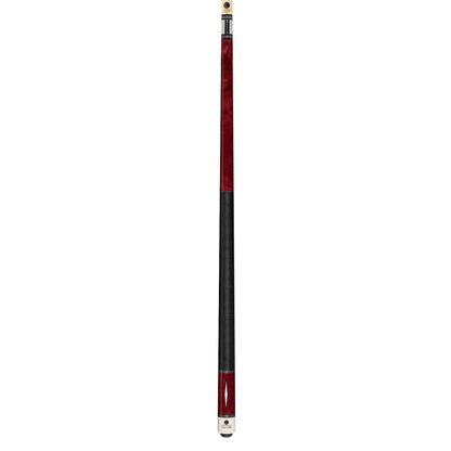 Lucasi Custom Venetian Red Diamond Series Cue With Black Linen Wrap