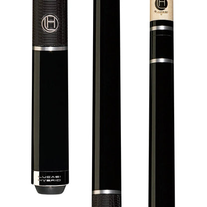 Lucasi Hybrid Midnight Black & Silver Rings Cue With Classic G5 Grip