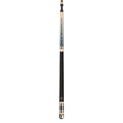 Lucasi Hybrid Natural Birdseye Maple & Blue Crush Cue With Sport G5 Grip