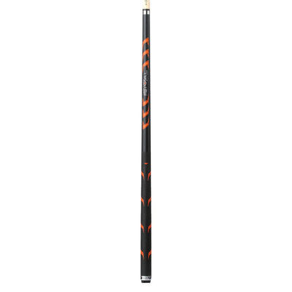 Lucasi Hybrid Rival Black & Metallic Orange Matte Finish Cue With Rival G5 Grip