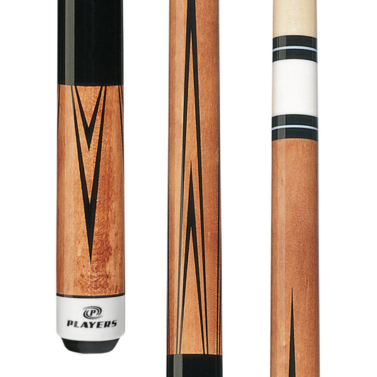 Players 4 Point Natural Wrapless Cue