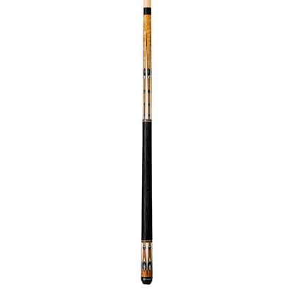 Players Antique Maple With Mother Of Pearl Cue With Embossed Leather Wrap