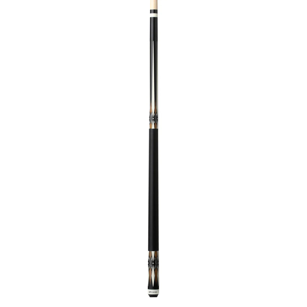 Players Black & Bocote Cue With Black Linen Wrap