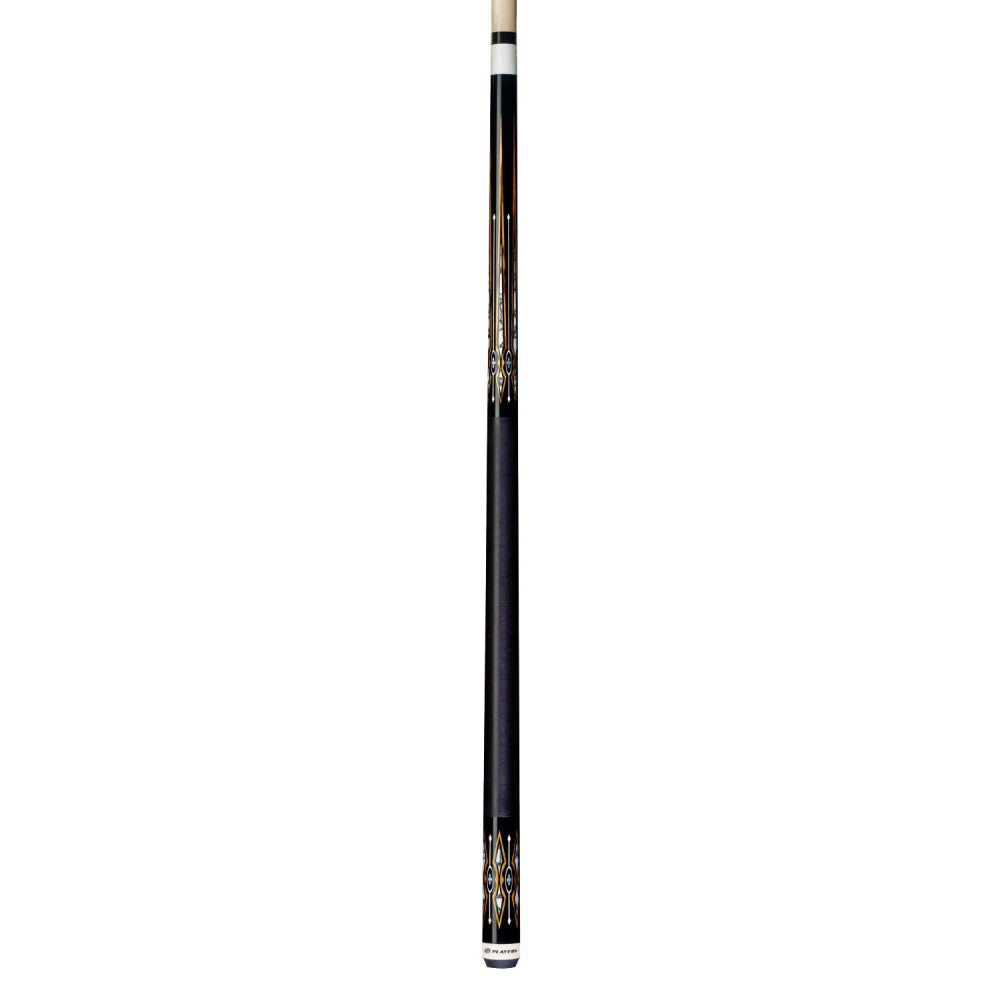 Players Black With White Recon Diamond Cue With Black Linen Wrap