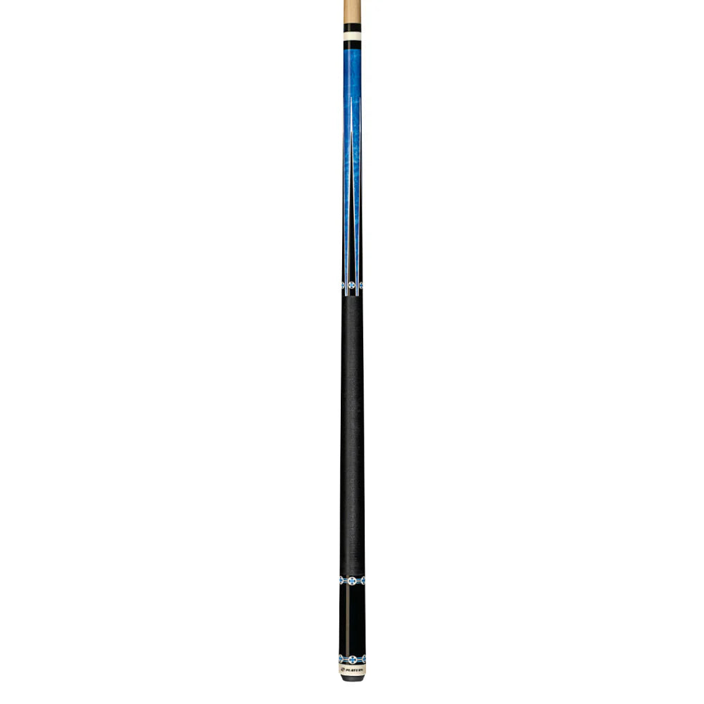 Players Blue Maple Cue With Black Linen Wrap