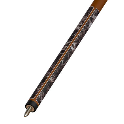 Players Brown Marble With Matte Brown Wrapless Cue