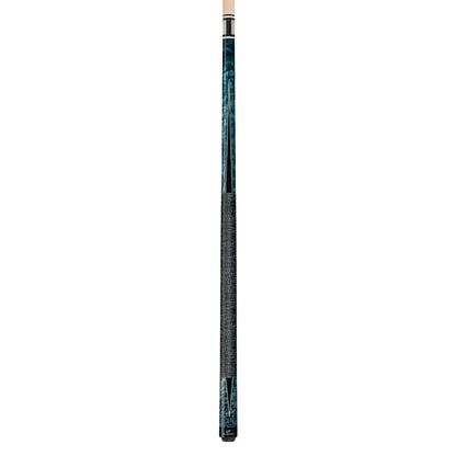 Players Cobalt Blue & Black Cue With Black/White Linen Wrap