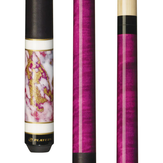 Players Illustrious Purple Cue With Black Linen Wrap