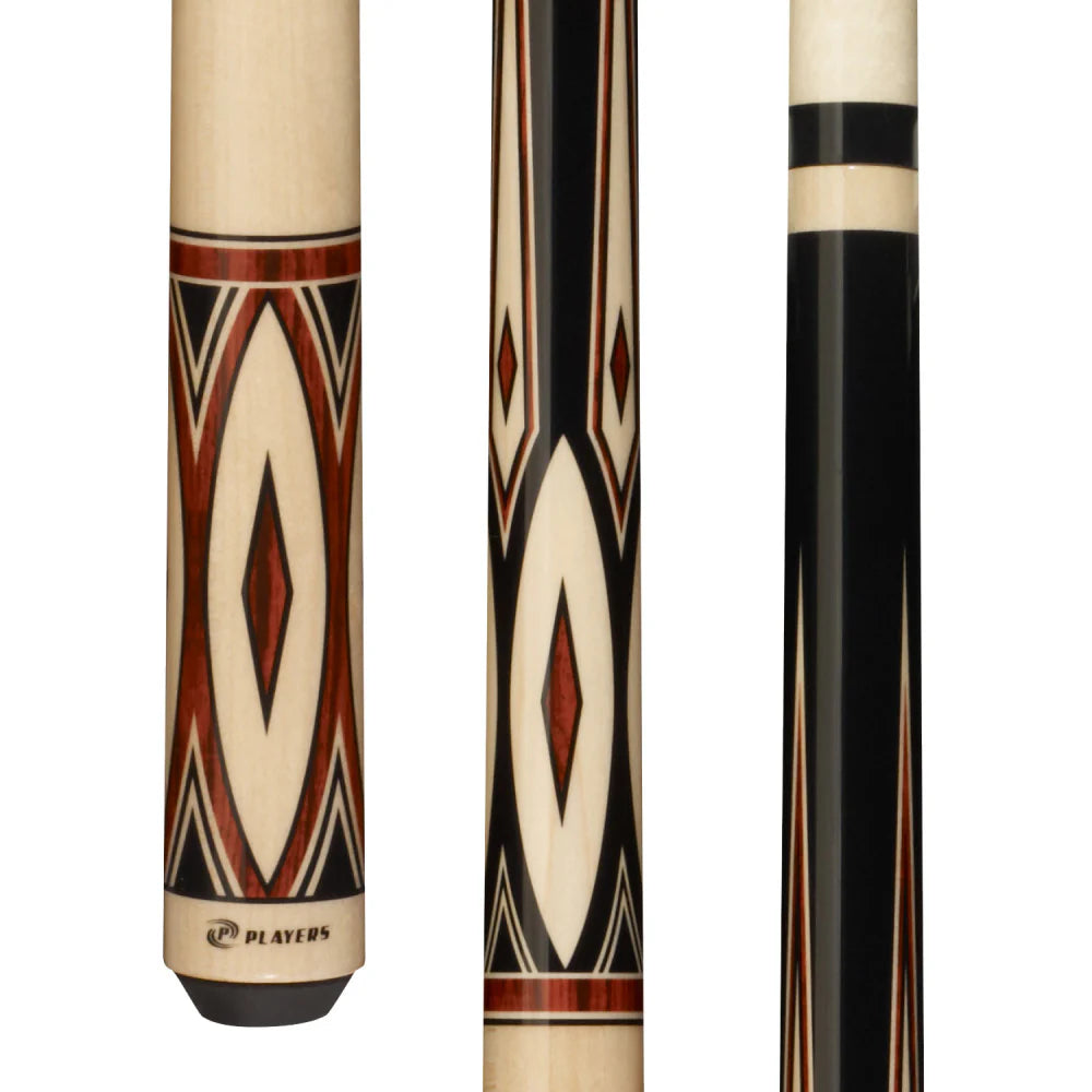 Players Natural & Cocobolo Wrapless Cue