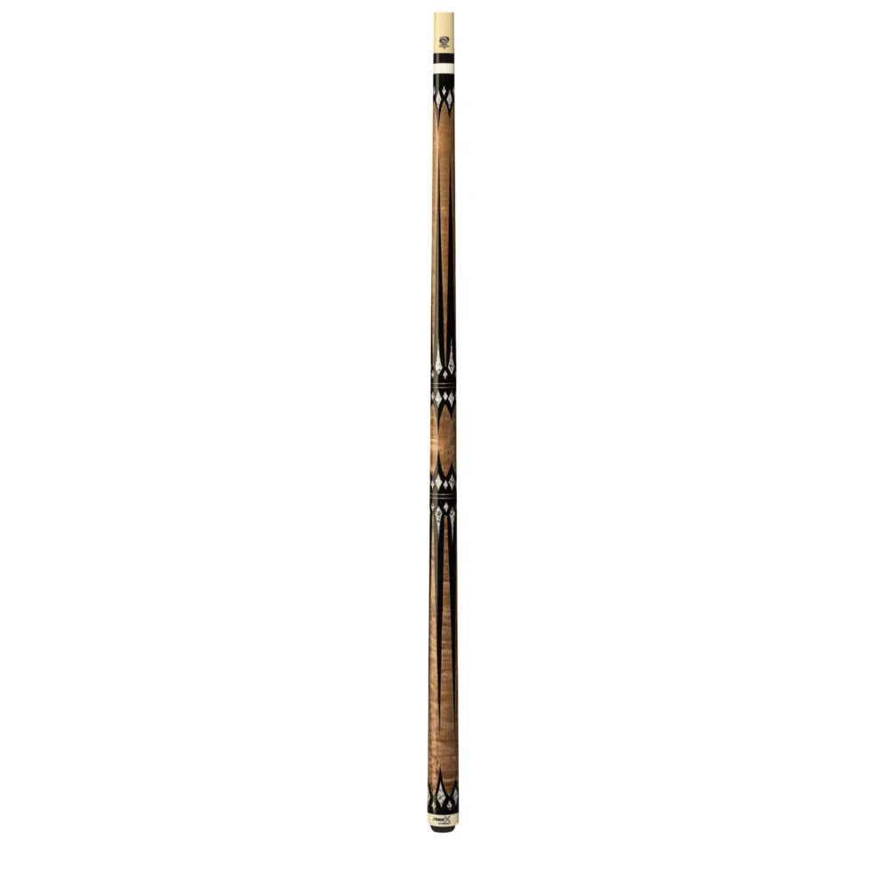 Pure X Antique Stain & Black/White Points Wrapless Cue