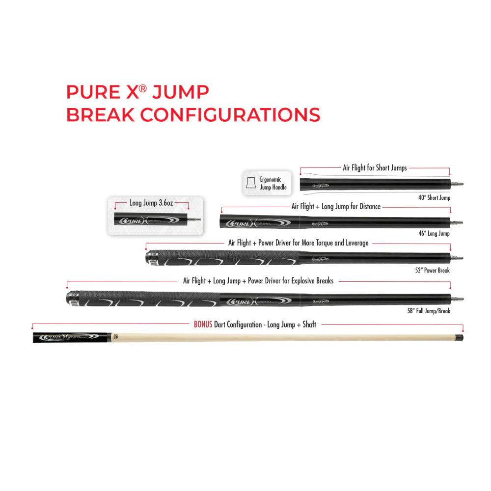 Pure X HXT 5-In-1 Jump/Break Cue