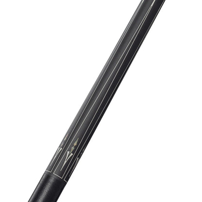 Pure X Matte Black & Mother Of Pearl Cue With Black Linen Wrap