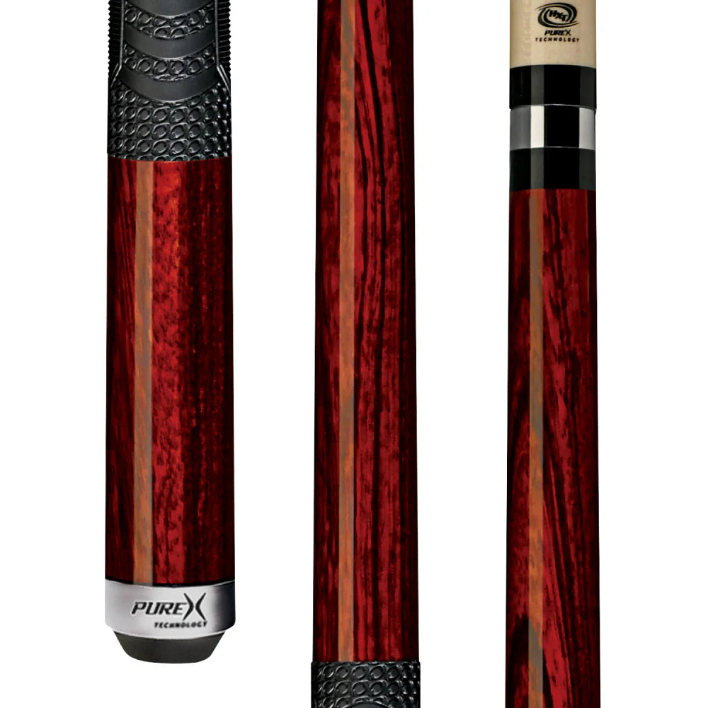 Pure X Zebrawood Cue With MZ Grip