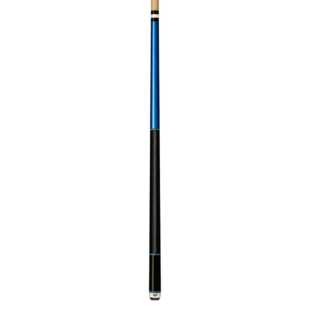 Rage Blue Blazer Cue With Black Nylon Wrap