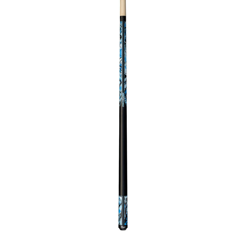 Rage Matte Blue Poison Oak Camo Wrapless Cue