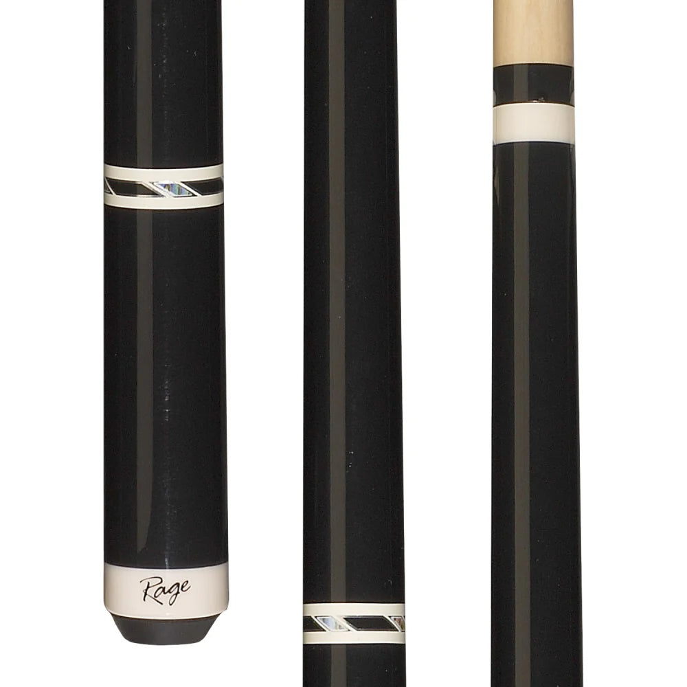 Rage Metallic Black Night Wrapless Cue