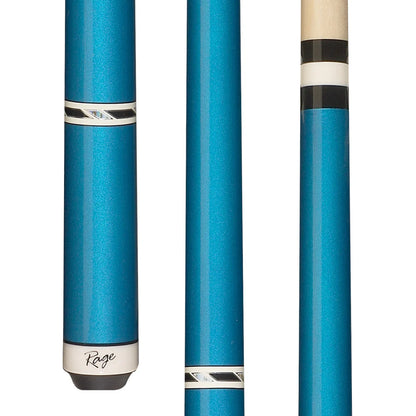 Rage Metallic Blue Charger Wrapless Cue