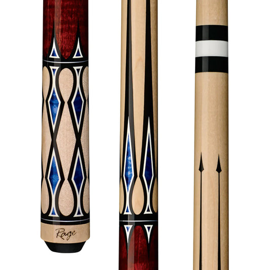 Rage Diamond Crush Wrapless Cue