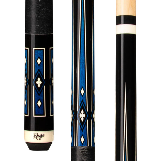 Rage Ojos Azules Cue With Black Nylon Wrap