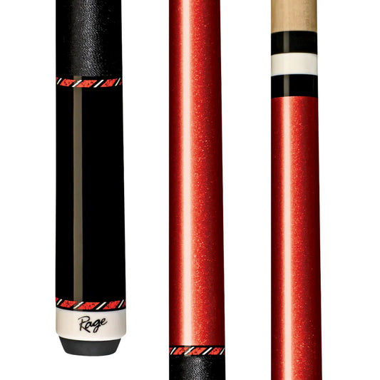 Rage Righteous Red Cue With Black Nylon Wrap