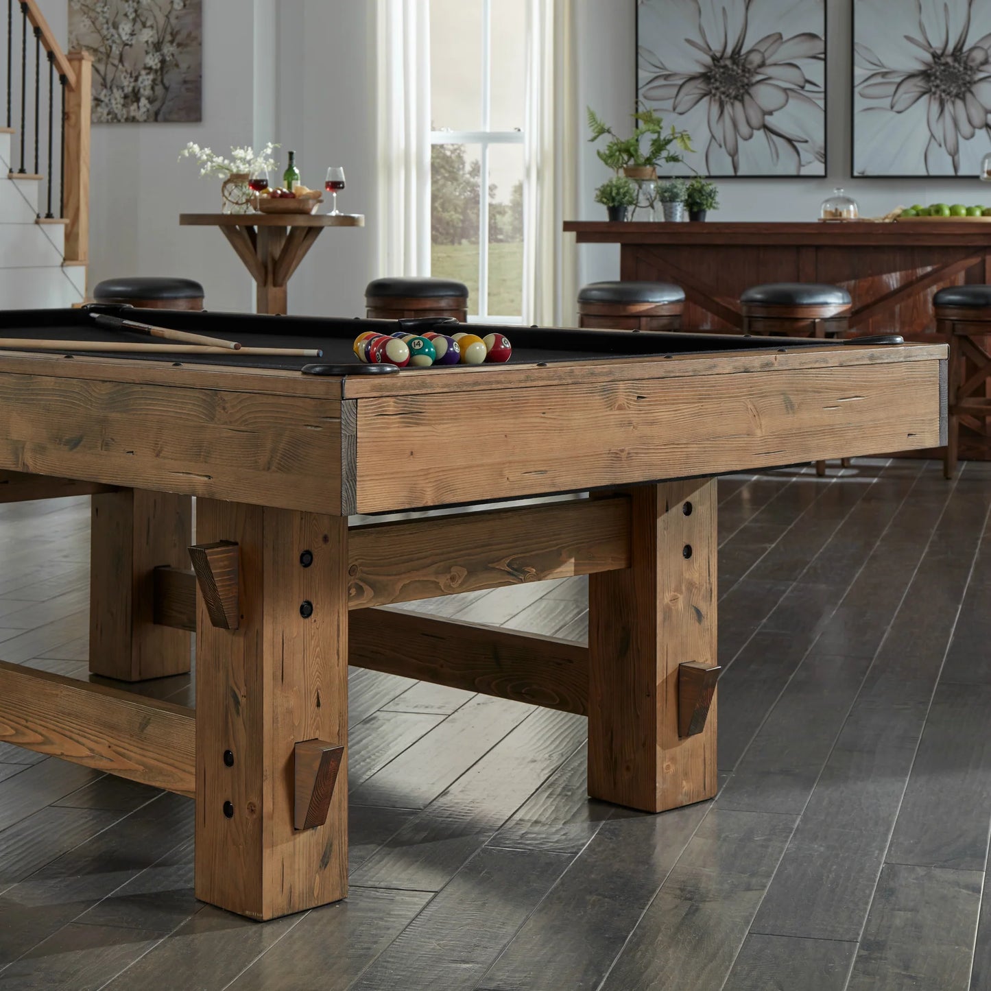 Bristol 8' Pool Table (Harvest)