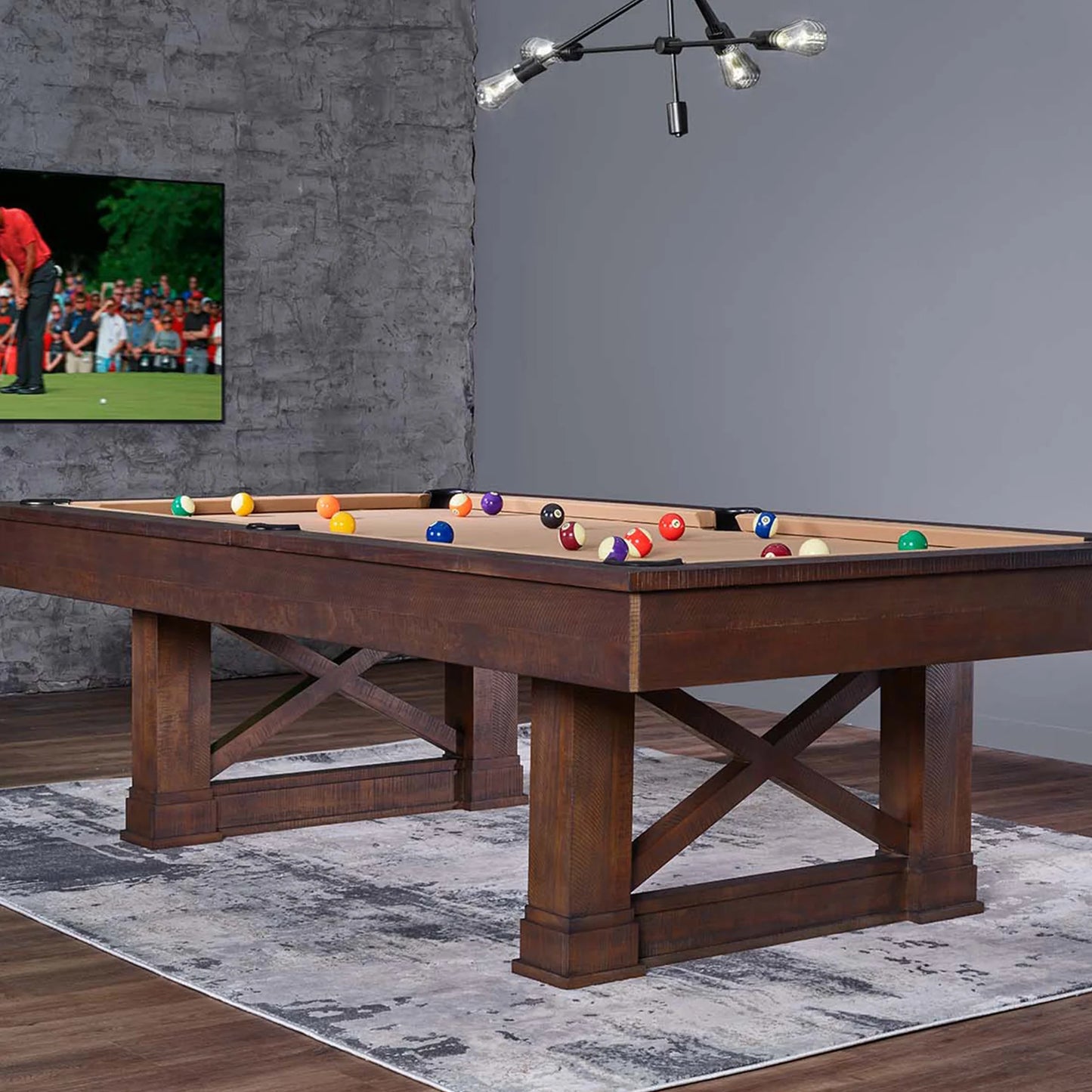 Farmhouse 8' Pool Table (Cappuccino)