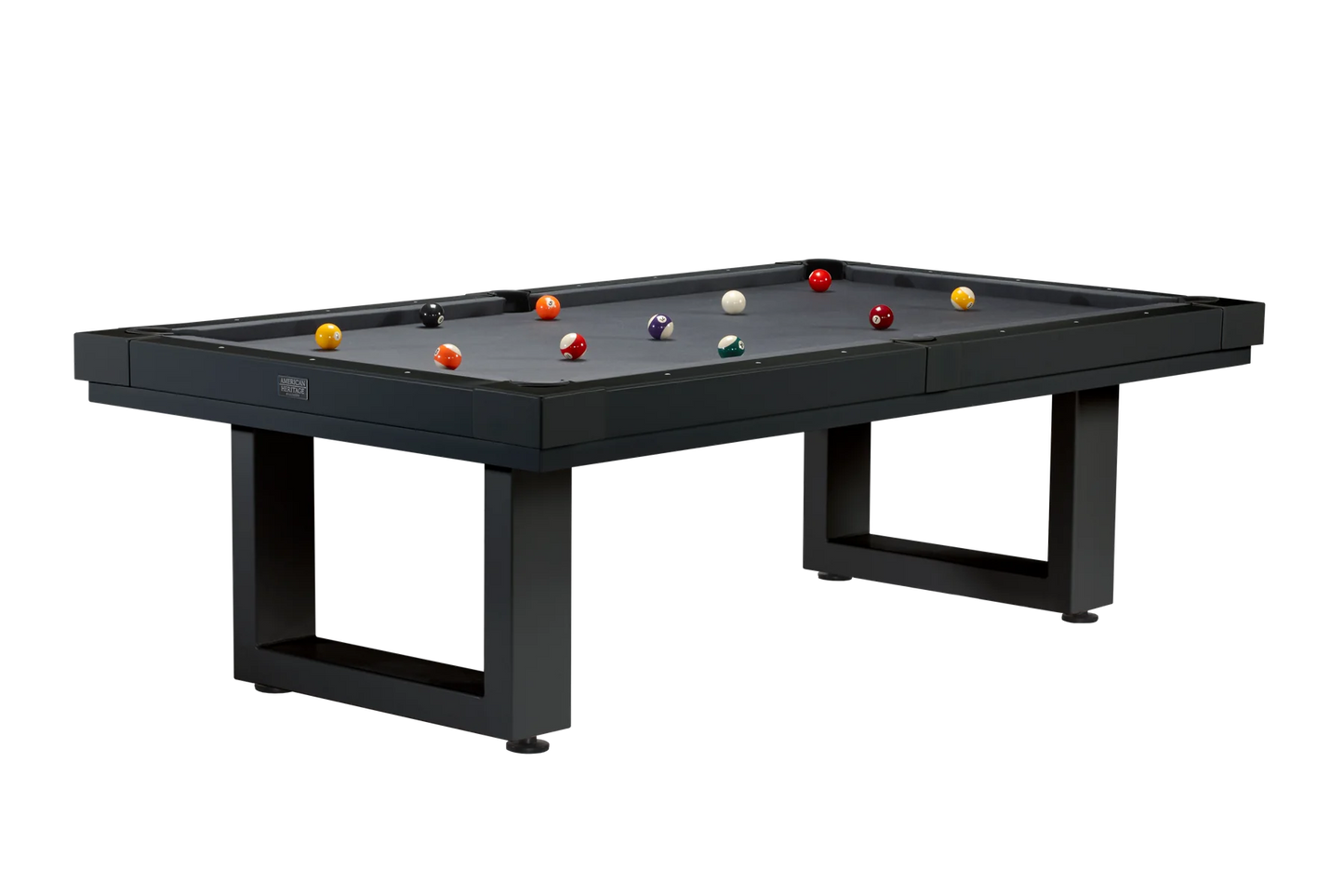 Lanai 8' Outdoor Pool Table (Obsidian Black)