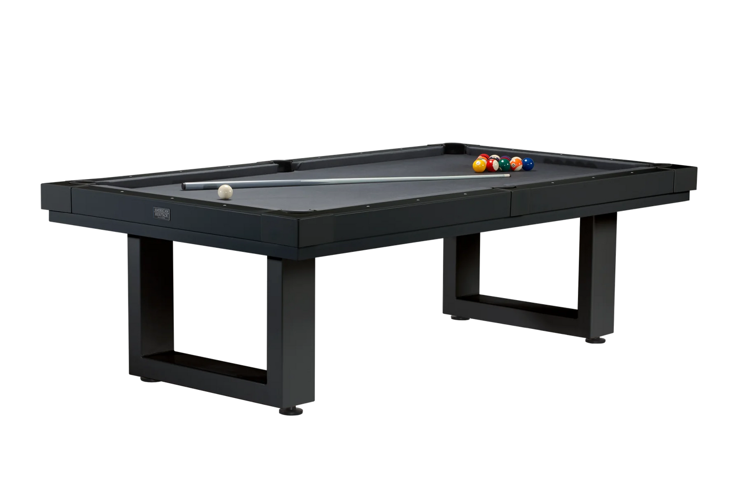 Lanai 8' Outdoor Pool Table (Obsidian Black)