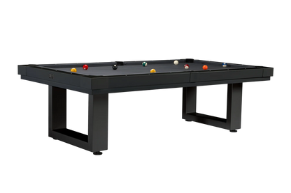 Lanai 8' Outdoor Pool Table (Obsidian Black)