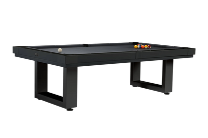 Lanai 8' Outdoor Pool Table (Obsidian Black)