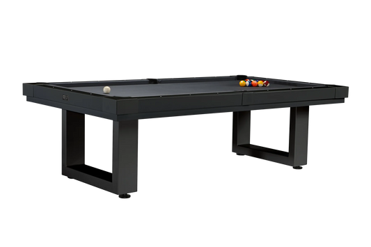 Lanai 8' Outdoor Pool Table (Obsidian Black)