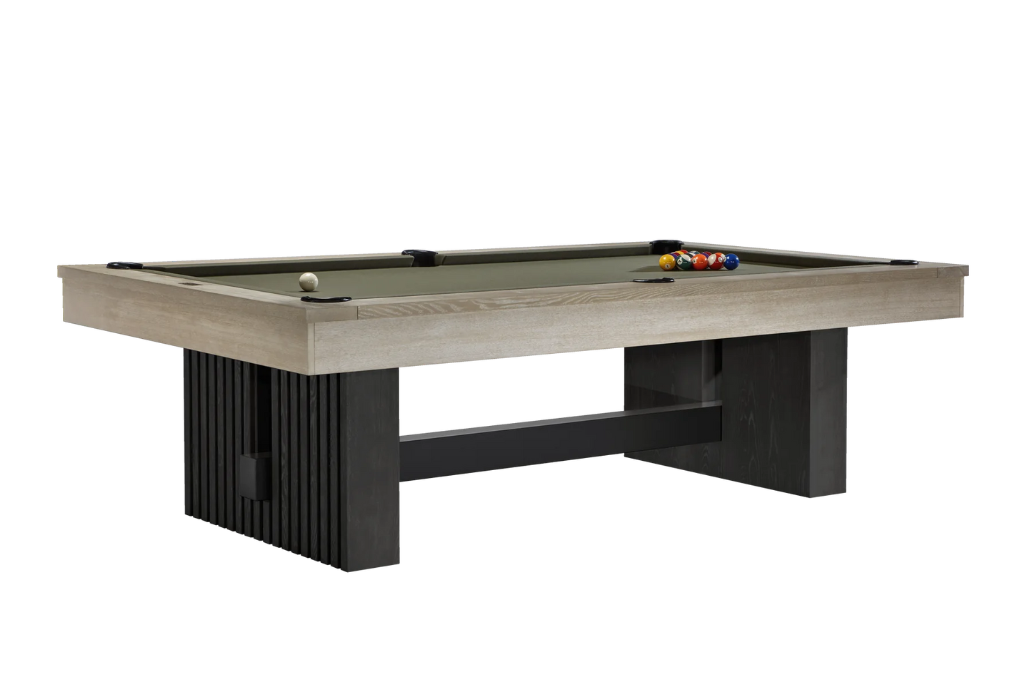 Vancouver 8' Pool Table (Natural Ash & Black Ash)