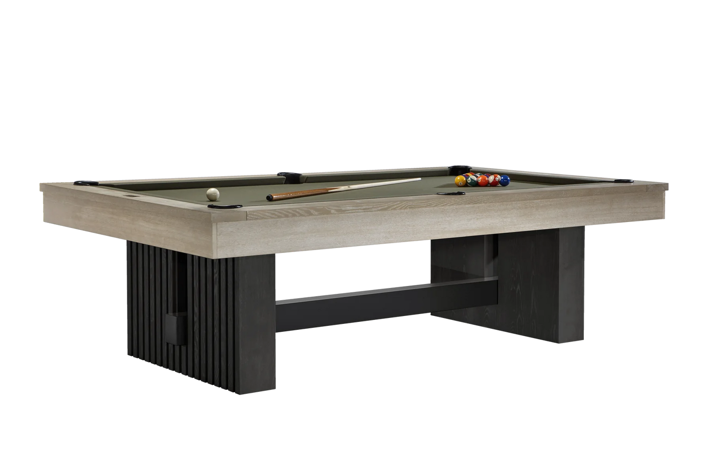 Vancouver 8' Pool Table (Natural Ash & Black Ash)